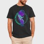 Wireframe Dissolve Reality Hand, Tricou Barbati (Unisex)