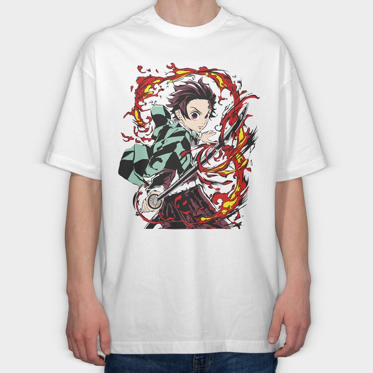 Demon Slayer 17, Tricou Oversize Barbati (Unisex)
