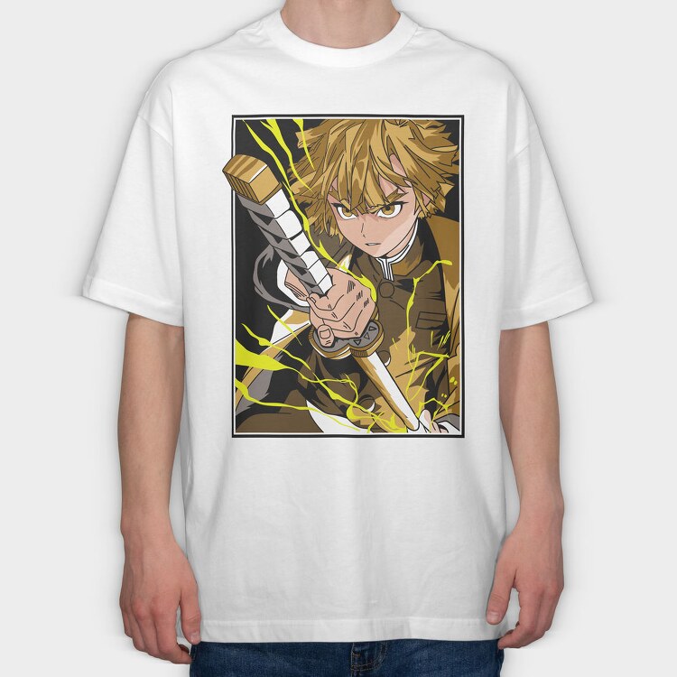 Demon Slayer 21, Tricou Oversize Barbati (Unisex)