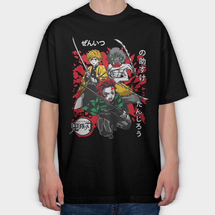 Demon Slayer 31, Tricou Oversize Barbati (Unisex)
