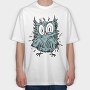 Owl Eyes, Tricou Oversize Barbati (Unisex)