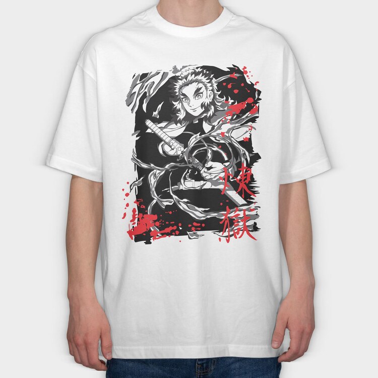Demon Slayer 30, Tricou Oversize Barbati (Unisex)