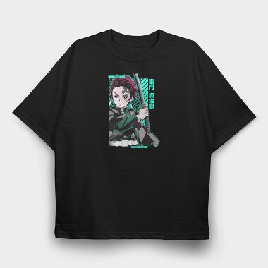Demon Slayer 39, Tricou Oversize Barbati (Unisex)