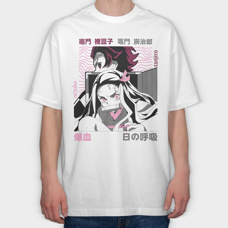 Demon Slayer 37, Tricou Oversize Barbati (Unisex)