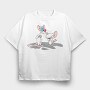 Pinky & the Brain 6, Tricou Oversize Barbati (Unisex)
