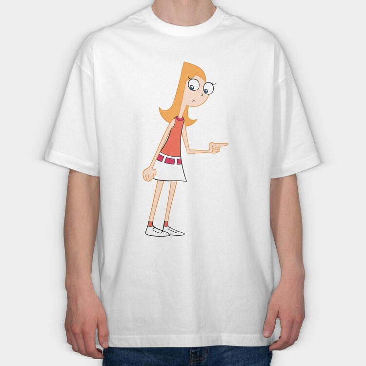 Phineas and Ferb 5, Tricou Oversize Barbati (Unisex)