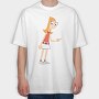 Phineas and Ferb 5, Tricou Oversize Barbati (Unisex)