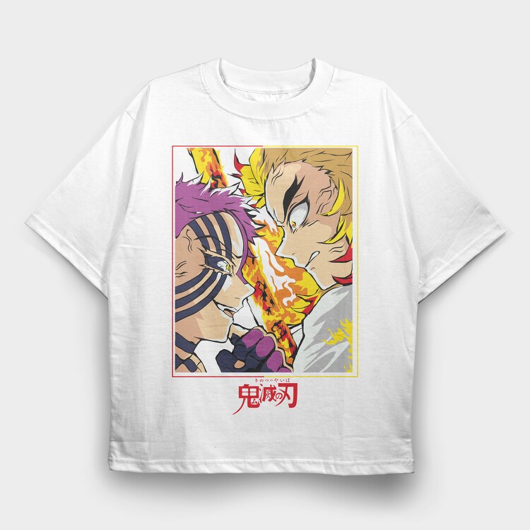 Demon Slayer 48, Tricou Oversize Barbati (Unisex)