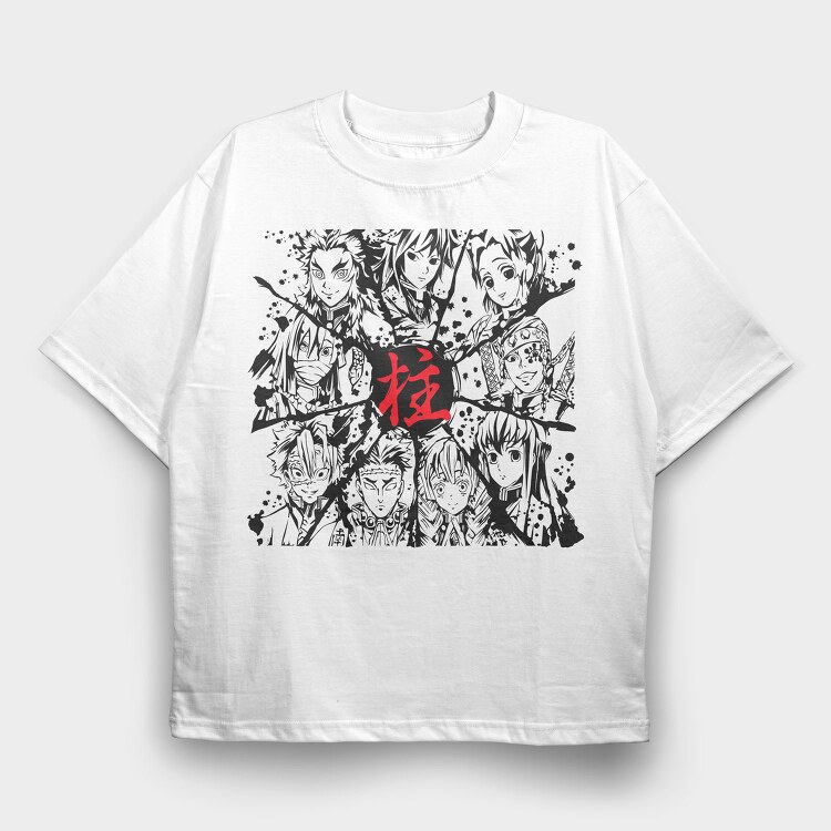 Demon Slayer 6, Tricou Oversize Barbati (Unisex)