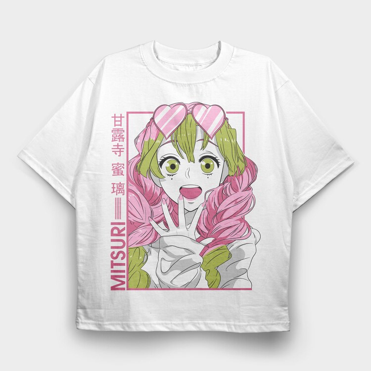 Demon Slayer 60, Tricou Oversize Barbati (Unisex)