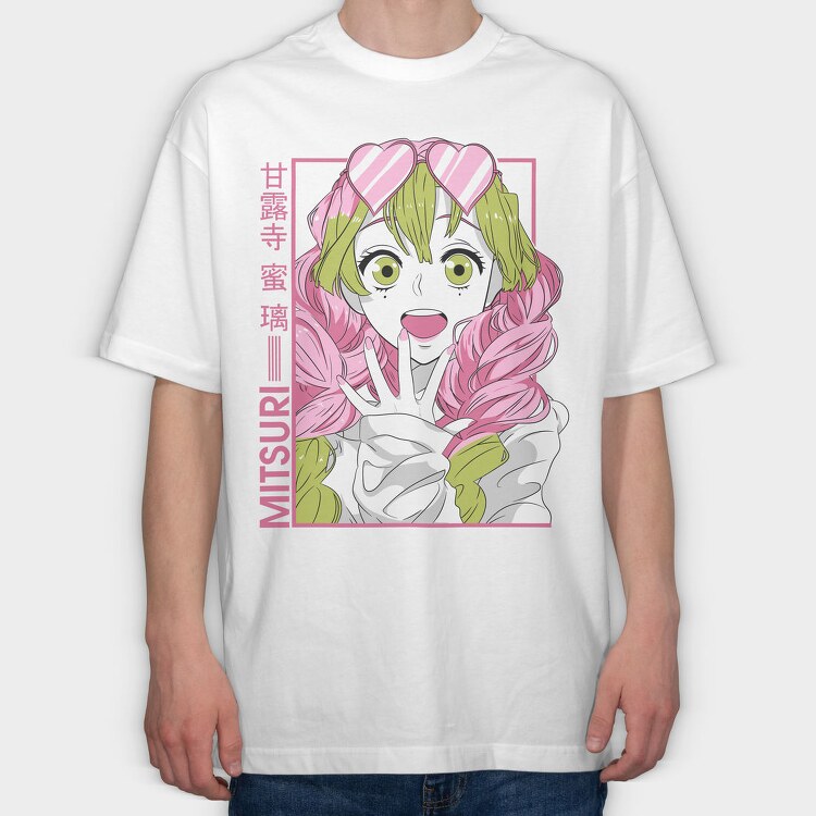 Demon Slayer 60, Tricou Oversize Barbati (Unisex)