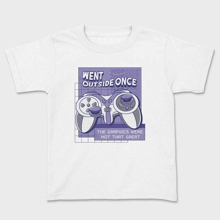 Funny Gamer Quote Bad Graphics, Tricou Copii