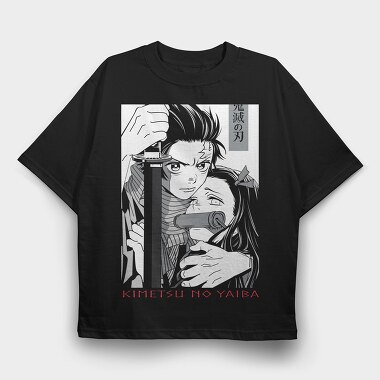 Demon Slayer 72, Tricou Oversize Barbati (Unisex)