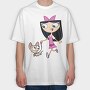 Phineas and Ferb 24, Tricou Oversize Barbati (Unisex)