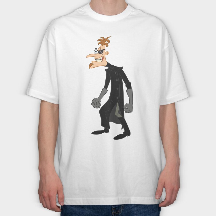 Phineas and Ferb 18, Tricou Oversize Barbati (Unisex)
