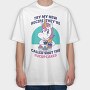 Funny Cupcake Unicorn Quote, Tricou Oversize Barbati (Unisex)