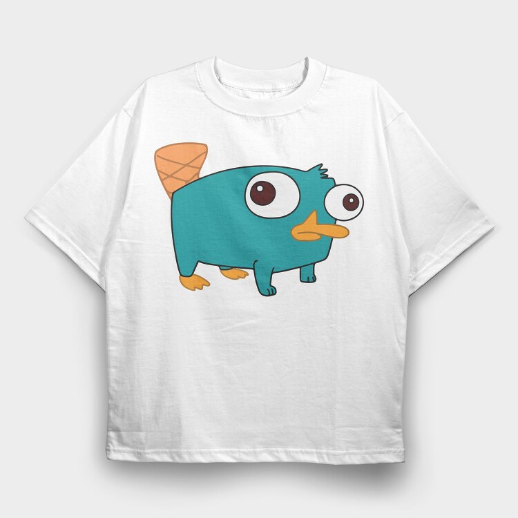 Phineas and Ferb 7, Tricou Oversize Barbati (Unisex)