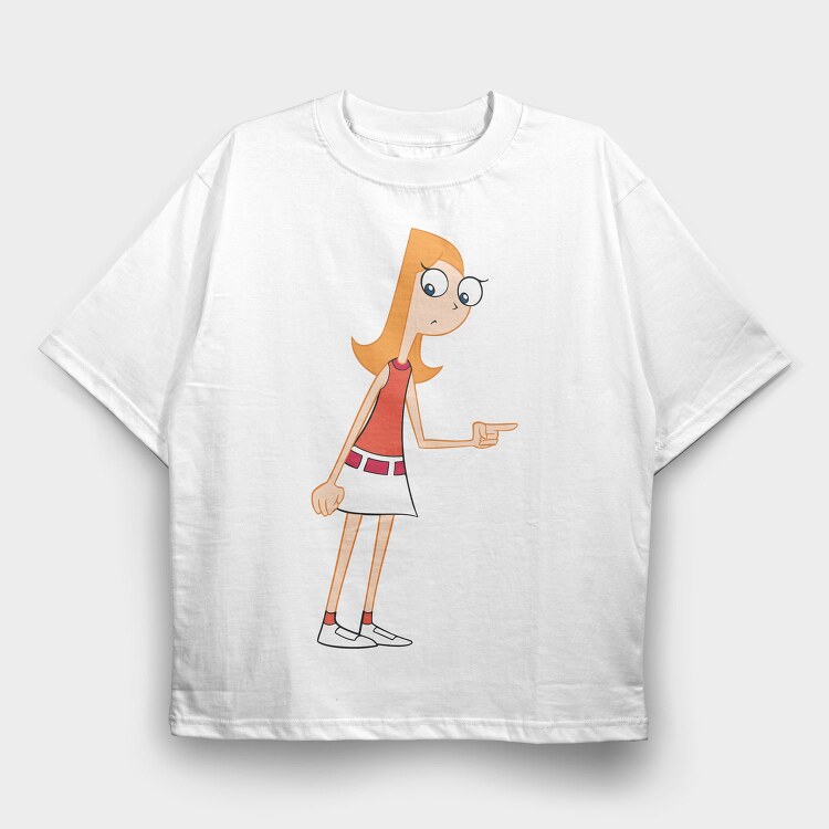 Phineas and Ferb 5, Tricou Oversize Barbati (Unisex)