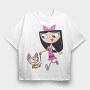 Phineas and Ferb 24, Tricou Oversize Barbati (Unisex)