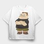 Phineas and Ferb 23, Tricou Oversize Barbati (Unisex)