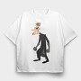 Phineas and Ferb 18, Tricou Oversize Barbati (Unisex)