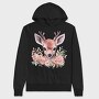 Florla Deer Throw Pillow, Hanorac Oversize Barbati (Unisex)