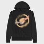 Girls Hand And Horse Touching, Hanorac Oversize Barbati (Unisex)