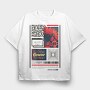 Peaceful 1, Tricou Oversize Barbati (Unisex)