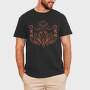 Lotus Flower Orange Japanese, Tricou Barbati (Unisex)