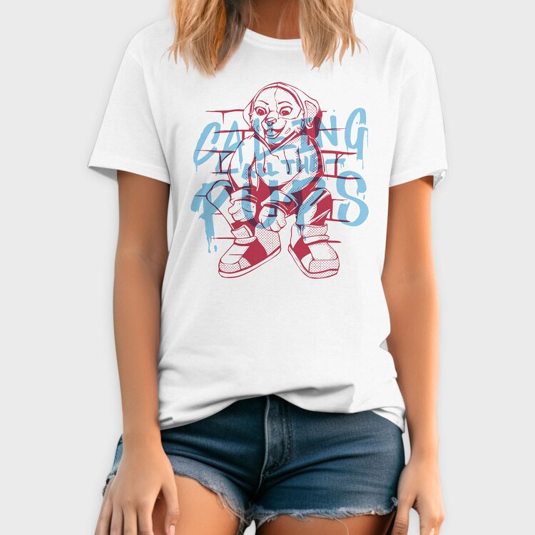 Calling All the Pups, Tricou Barbati (Unisex)