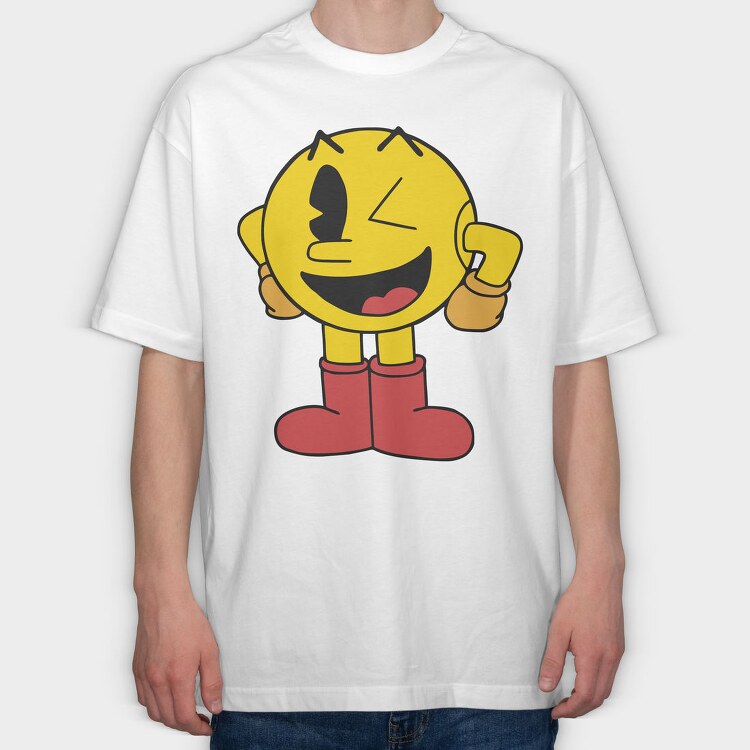 Pacman 5, Tricou Oversize Barbati (Unisex)