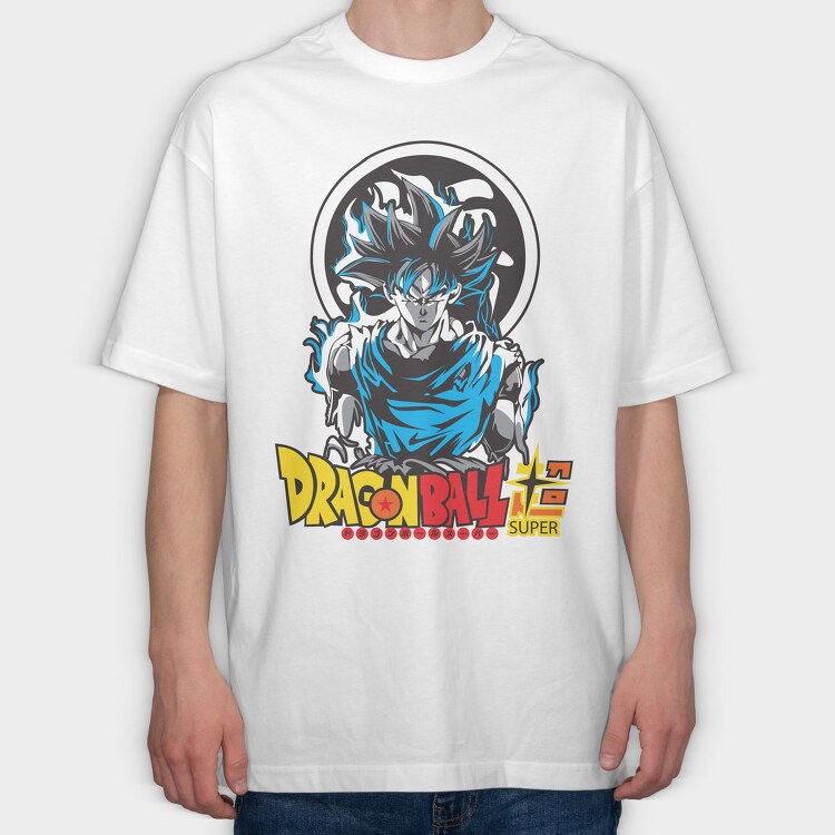 Dragon Ball Z 123, Tricou Oversize Barbati (Unisex)