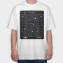 Pacman 37, Tricou Oversize Barbati (Unisex)