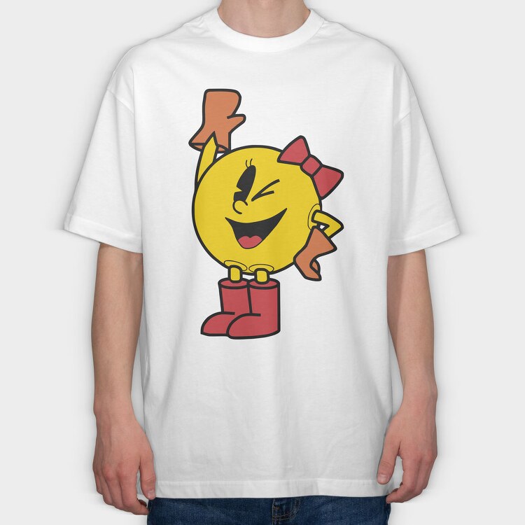 Pacman 9, Tricou Oversize Barbati (Unisex)