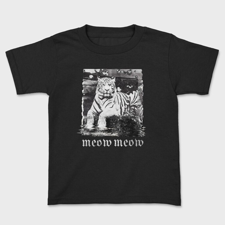 Glitch Tiger Photocopy, Tricou Copii
