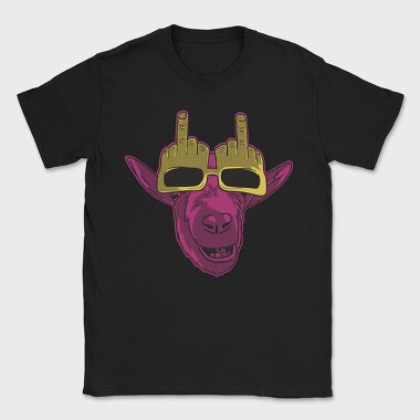 Goat Wearing Glasses, Tricou Barbati (Unisex)