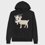 Goatly Grin, Hanorac Oversize Barbati (Unisex)