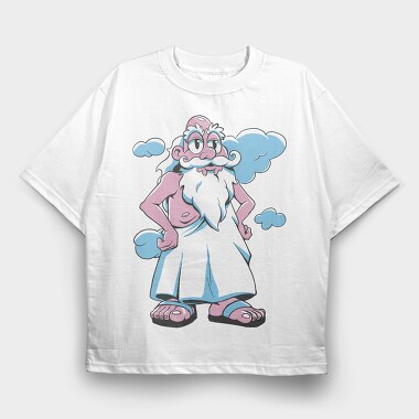 God Old Man, Tricou Oversize Barbati (Unisex)