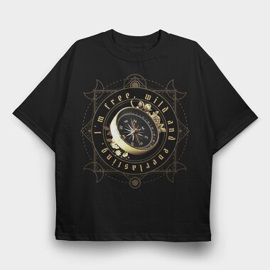 Golden Compass Dark Cottage Tote, Tricou Oversize Barbati (Unisex)