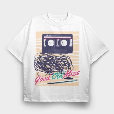 Good Old Mess, Tricou Oversize Barbati (Unisex)