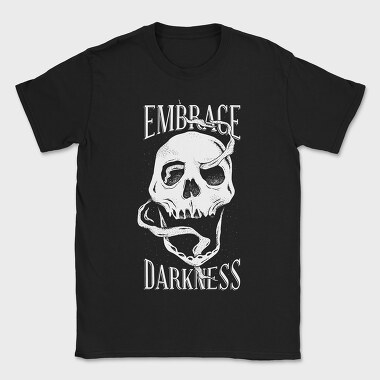 Smoke Skull Embrace Darkness, Tricou Barbati (Unisex)
