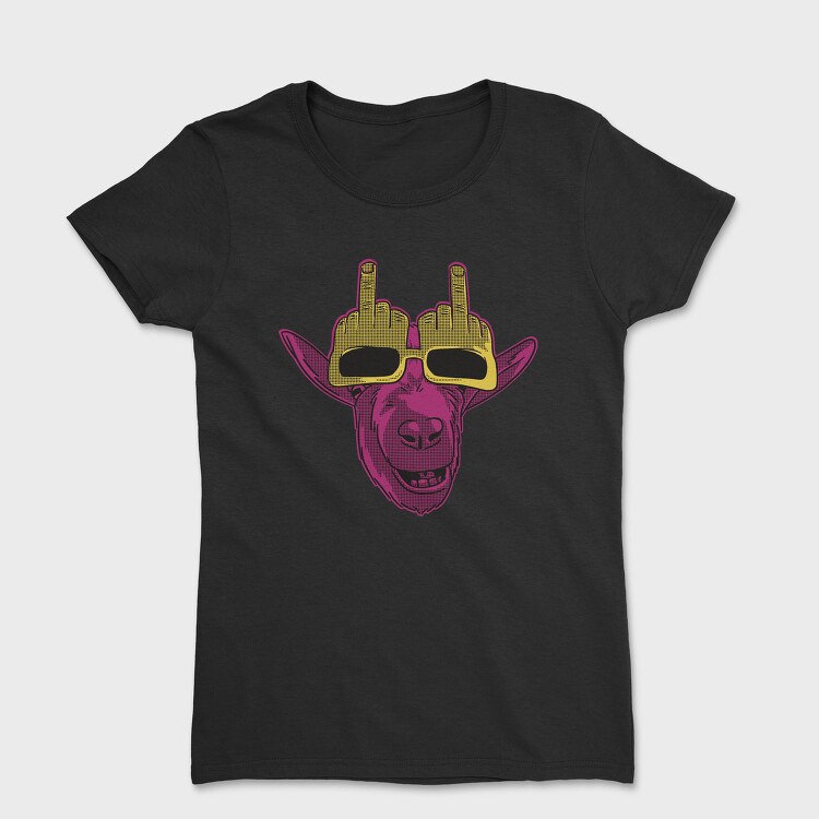 Goat Wearing Glasses, Tricou Femei