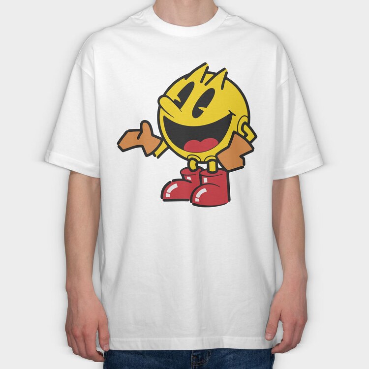 Pacman 2, Tricou Oversize Barbati (Unisex)