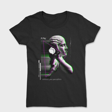 Glitch Sculpture, Tricou Femei