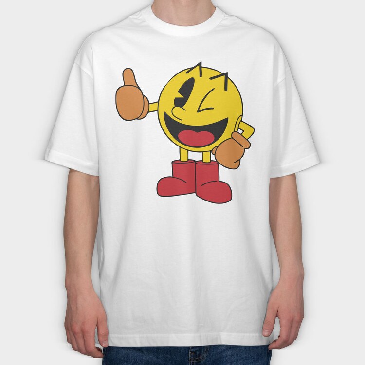 Pacman 3, Tricou Oversize Barbati (Unisex)