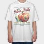 Slow And Tasty Apple Snail, Tricou Oversize Barbati (Unisex)