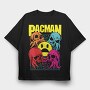 Pacman, Tricou Oversize Barbati (Unisex)