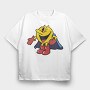 Pacman 8, Tricou Oversize Barbati (Unisex)