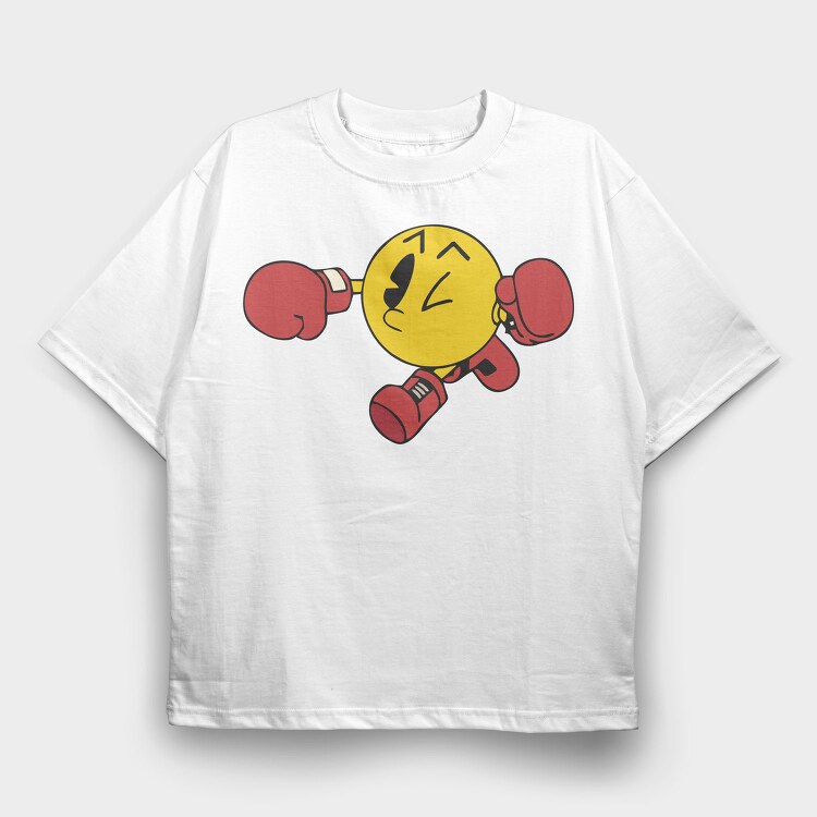 Pacman 6, Tricou Oversize Barbati (Unisex)