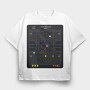 Pacman 37, Tricou Oversize Barbati (Unisex)